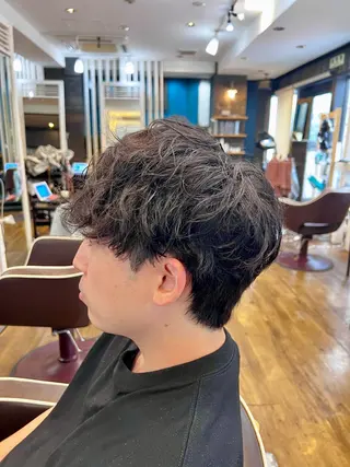 パーマ メンズ アグヘアーシータ所属・🤩メンズカット/ パーマ山本🤩のヘアスタイル