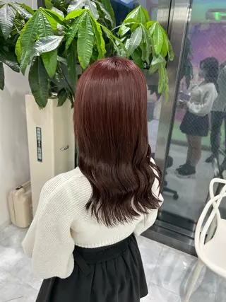 ミディアム カラー ヘアアレンジ ブリーチなしの達人 🌈KAITOのヘアスタイル