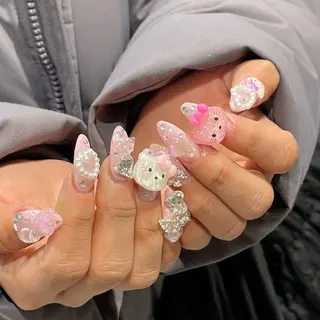 ネイル クルミ/ 💕ワンホンネイルのネイルデザイン