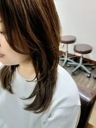 セミロング ASAKO ✴︎アメリシュシュのヘアスタイル