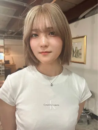 ショート 最新ケアカラー 髪質改善YUTOのヘアスタイル