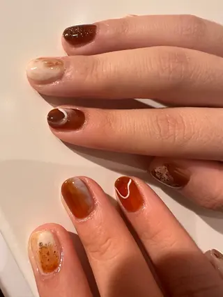 ネイル 羽鳥 薫乃のネイルデザイン