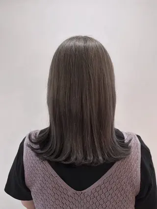 ミディアム カラー mopa所属・mopa_kaede 暖色カラー/ロングのヘアスタイル