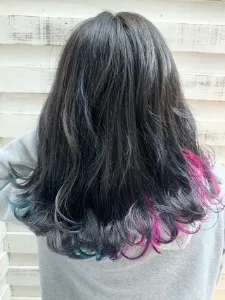 ロング カラー 指名支持率NO.1 スタイリストのヘアスタイル