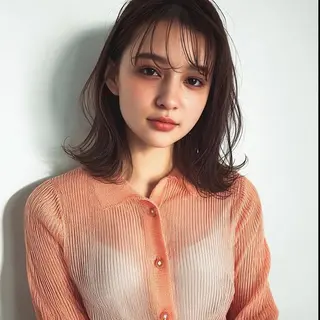 ミディアム パリジェンヌ☆カット カラー✨熊澤麻凜のマツエク・マツパデザイン