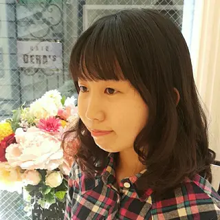 ミディアム セミロング leibz.co所属・Furuta Yukikoのヘアスタイル