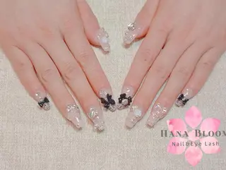 ネイル Hana Bloom Nail💜Akiのネイルデザイン