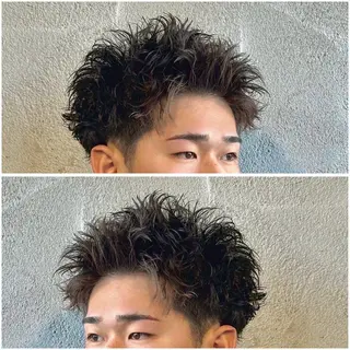 メンズ Niau高崎所属・栗原 翔大のヘアスタイル