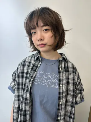 ミディアム lelu所属・lelu / 佐々木のヘアスタイル