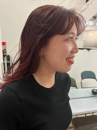 ロング カラー nishihama nanaのヘアスタイル