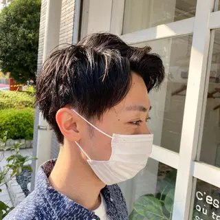 ショート メンズ わかばやし ゆうこのヘアスタイル