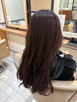 ロング カラー SUZUKI AIRIのヘアスタイル