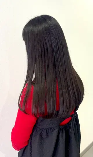 ロング カラー 山本 梨華のヘアスタイル
