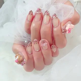 ネイル マジョリカ ブルーのネイルデザイン