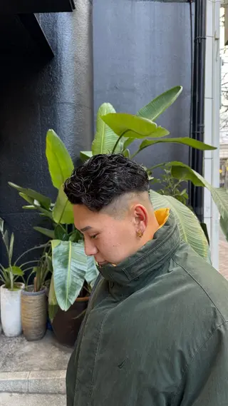 メンズ 岩内 皓大のヘアスタイル