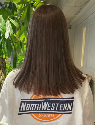 ロング カラー ベージュ🤎透明感 カラー🤎anriのヘアスタイル