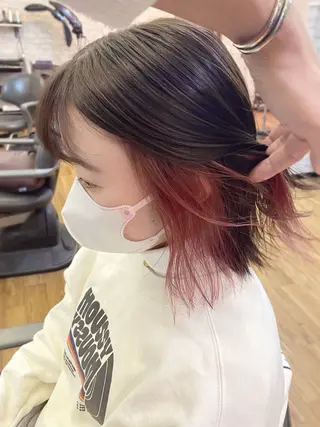セミロング カラー S. RYUTAのヘアスタイル