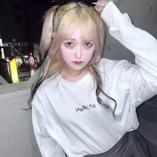 ロング カラー ✨最安値✨エクステ カラー🌼つきな🌼のヘアスタイル