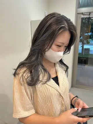 ロング カラー ボブ/透明感カラー 🧸YUI❤️のヘアスタイル