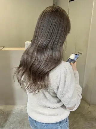 ロング カラー 艶髪カラー✨似合わせ No.1🥇渡辺康貴のヘアスタイル