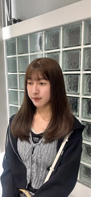 ロング カラー 愛結 暖色カラー🎀🩰のヘアスタイル