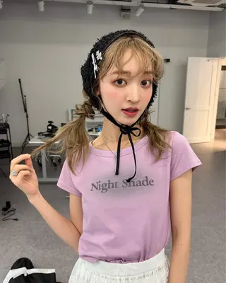 ミディアム MAEDA 西金沢美容室のヘアスタイル