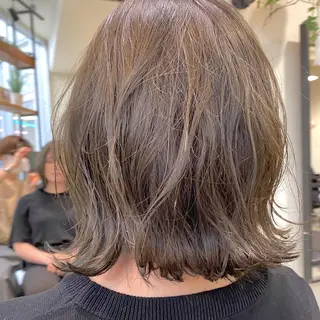 ミディアム カラー ヘアアレンジ 【ダメージレス施術】 【透明感】北村 拓也のヘアスタイル