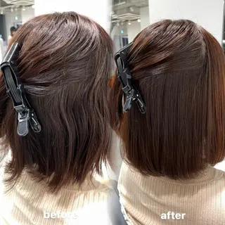 ミディアム 🩰ピンクベージュ 💞midori💞のヘアスタイル