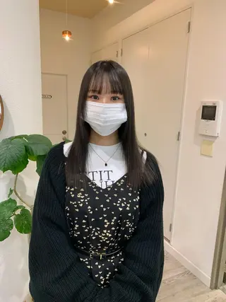 ロング カラー Door代官山所属・詩織/パーマ /代官山のヘアスタイル