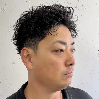 ショート パーマ メンズ 立川/メンズパーマ 厚進太郎のヘアスタイル