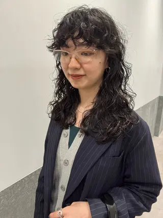 セミロング パーマ センスをお届けします 大谷将生infpのヘアスタイル