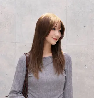 ロング カラー カット/縮毛矯正/ 鈴木敏文🍃のヘアスタイル