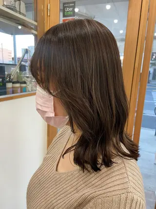 ミディアム SUNC🍀大熊 花奈絵🍀のヘアスタイル