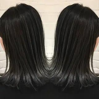 ミディアム カラー レイヤー/大人メンズ パーマ🌀 平島拓也のヘアスタイル