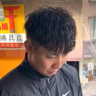 パーマ メンズ yori所属・メンズパーマ/メンズ カット/たばたよしきのヘアスタイル