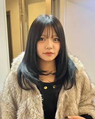 カラー Matsunaga Rihoのヘアスタイル