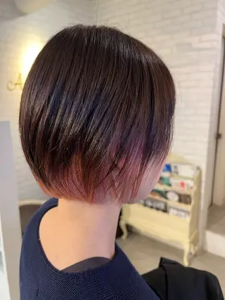 ショート カラー カラー400種類以上 ♪宮崎 健AmanSのヘアスタイル