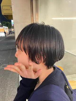 ショート miwa/ボブパーマ /モードボブのヘアスタイル