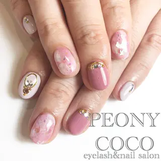 ミディアム ネイル マツエク・マツパ Beauty salon STELLA所属・STELLA 大西南帆のマツエク・マツパデザイン