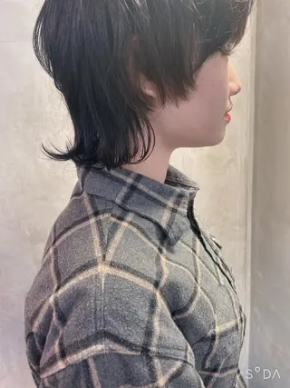 ショート カラー ヘアアレンジ stylist/蛯谷 珠里のヘアスタイル