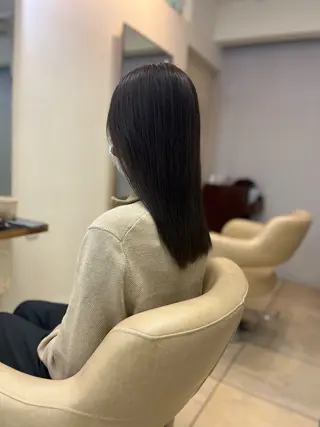 セミロング 松浦 彩のヘアスタイル