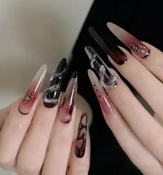 ネイル 長さだし専門店 M2　rikaのネイルデザイン