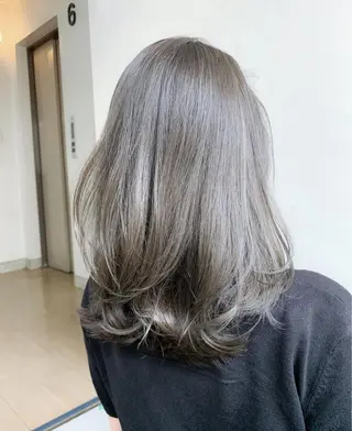 ミディアム 銀座透け感大人カラー 🌴フルカワのヘアスタイル