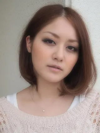 ミディアム カラー grand juteのヘアスタイル