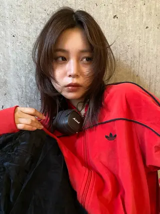 セミロング カラー AVANCE KAKOのヘアスタイル