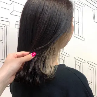 ミディアム カラー レイヤー,ボブ / 彩未のヘアスタイル