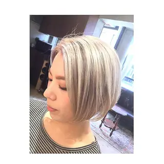 ショート ミディアム セミロング ロング カラー パーマ ヘアアレンジ メンズ キッズ ネイル マツエク・マツパ 韓国風×透明感カラー 髪質改善オタベシンヤのヘアスタイル