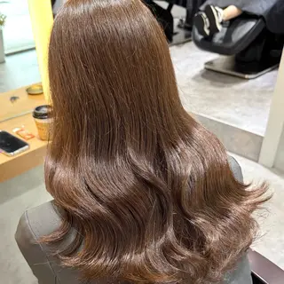 ロング カラー ヘアアレンジ ブリーチなしカラー /新百合ヶ丘/安形翔のヘアスタイル