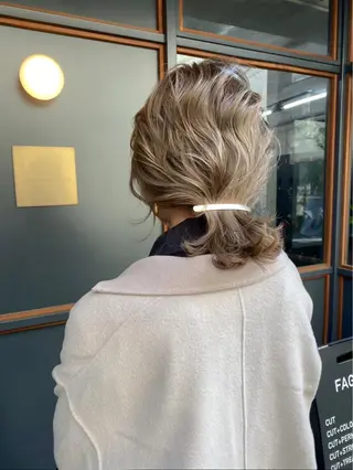 ミディアム ୨୧柔らかいカラー nozomi ୨୧のヘアスタイル