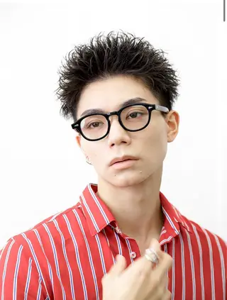 ショート パーマ メンズ ACES所属・メンズカット職人/ モテ髪/たくみのヘアスタイル